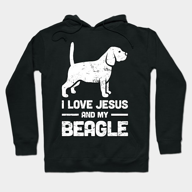 Beagle - Funny Jesus Christian Dog Hoodie by MeatMan